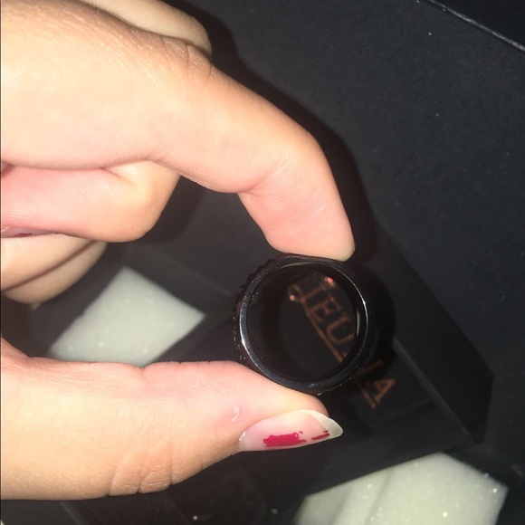 Black Diamond Titanium Steel Ring - Picture 2 of 3